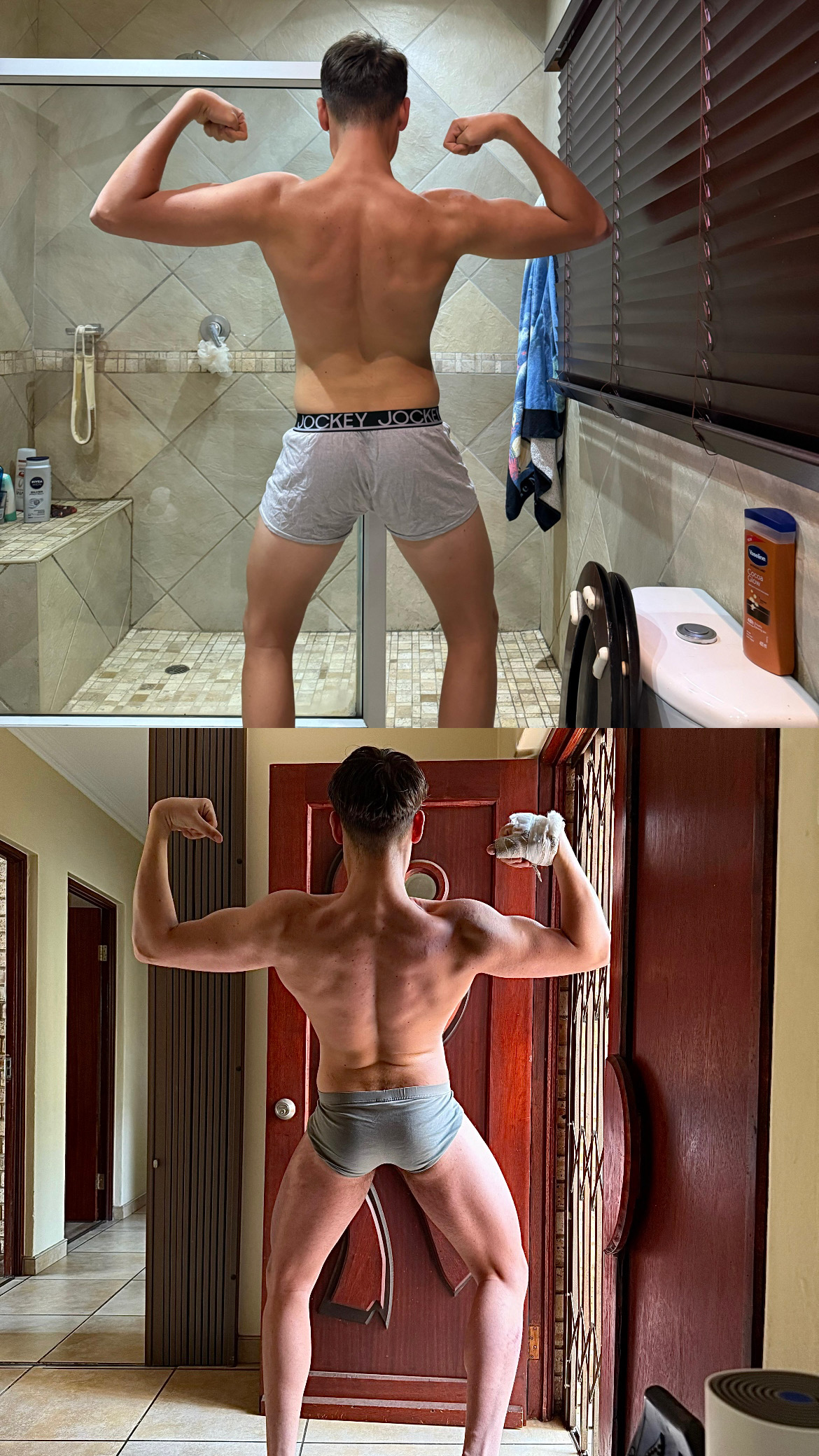Client transformation — 12 weeks · back development